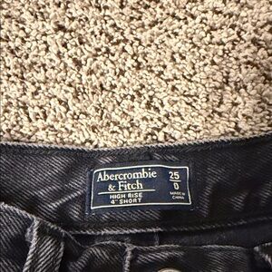 Abercrombie & Fitch Dark Denim Shorts